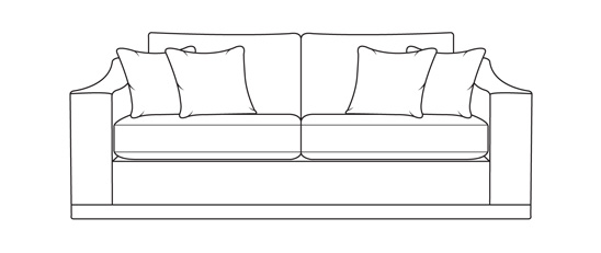 5th Avenue 3 Seater Sofa